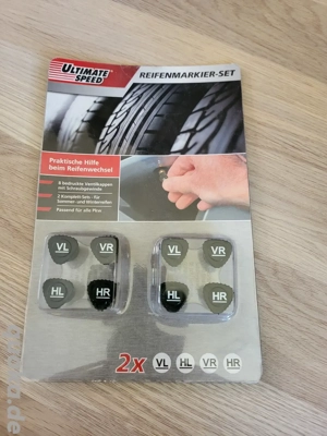 Reifenmarkier-Set neu und unbenutzt 8-teilig