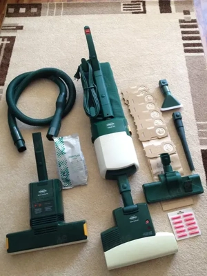 Vorwerk kobold staubsauger 121 + ET 340 mit sehr guter Zubehör packet nie benutzt