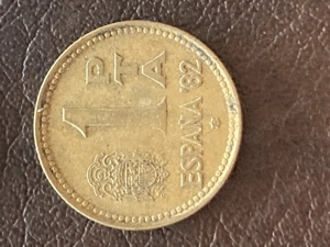 Münze Münzen Umlaufmünze Spanien 1 Peseta 1980 im Stern 82