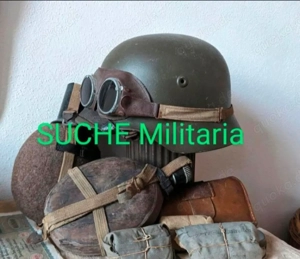 SUCHE Militaria Stahlhelm Haushaltsauflösung Nachlass Dachbodenfund Trödel Antik Flohmarkt 
