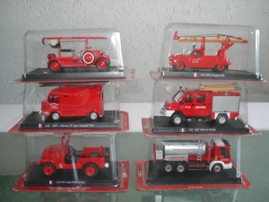 6 Feuerwehr Modelle neu OVP Blister Delprado