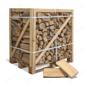 1 RM Buchenholz 25cm  Premium Hartholz trocken für Kamin & Smoker