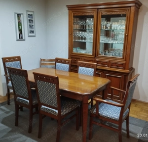 Essgruppe, Kirchbaum, mit 6 Stühlen