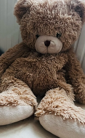 Large Brown Teddy Bear   Plush Toy   Very Good Condition Bild 2