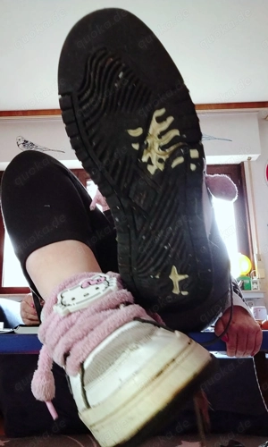 Kaputt gegangene Schuhe 