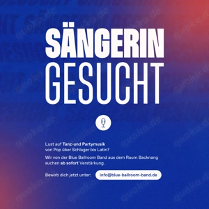 Sängerin gesucht!