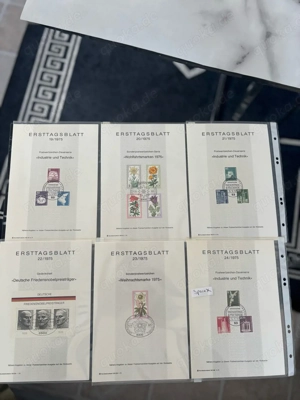 Briefmarken Komplett Jahrgang 1975 Ersttagsblatt Neu! von Sammler