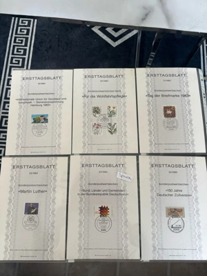 Briefmarken Komplett Jahrgang 1983 Ersttagsblatt von Sammler Neu!
