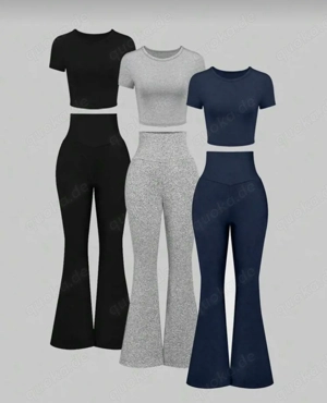 schlaghose + croptop neu