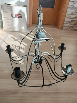 Deckenleuchte   Kronleuchter Eisen Schmiedekunst