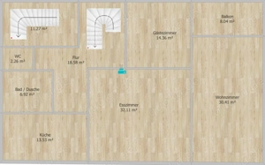 Großzügige 6-Zimmer-Maisonette   Erstbezug nach Sanierung