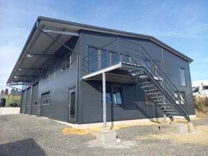 Stahlhalle, Werkstatt, Industriehalle, mit Wohnung