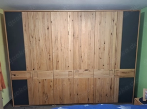 Kleiderschrank Astbuche massiv, geölt