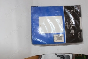 Orig. Yves Saint Laurent Strumpfhose weiß mit Tupfen