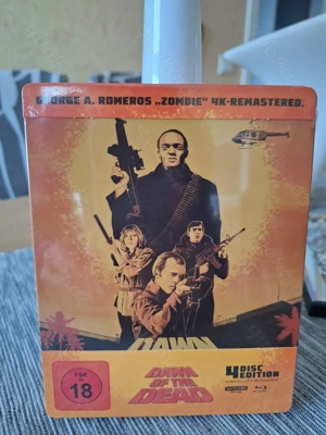 Dawn of the Dead 4k Steelbook UHD Blu-ray Brandneu 