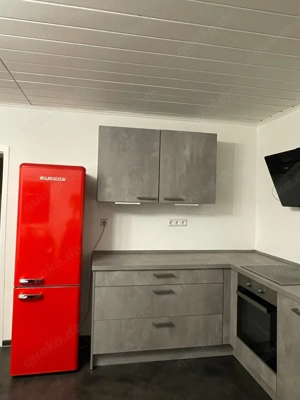 Moderne Einbauküche L-Form grau mit oder ohne Kühlschrank Bild 4