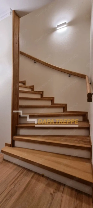 Hochwertige Eiche   rustikal Eiche Holztreppen aus Polen Bild 2