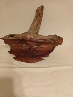 Holzschnitzerei Gesicht 42 cm breit 46 cm hoch, Handarbeit.