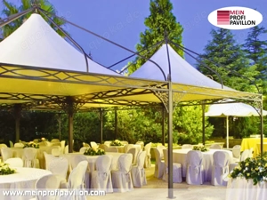 Pavillon 6x6 Überdachung Gazebo Pagodenzelt Garten Pergola Pvc Dach Restaurant Café Patio Zelt Bild 10