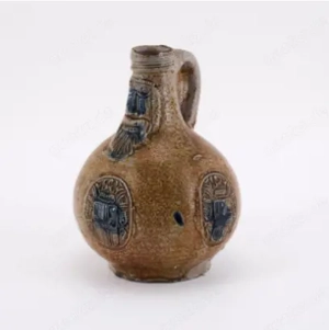 Bartmannskrug 17. Jh. Höhe 19 cm