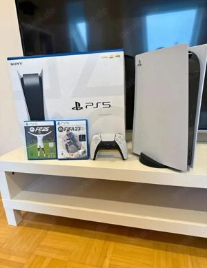 PlayStation 5 (PS5) 1 TB + 2 Spiele + Controller   Hervorragender Zustand