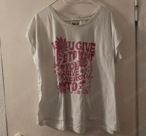 T-Shirt in Weiß