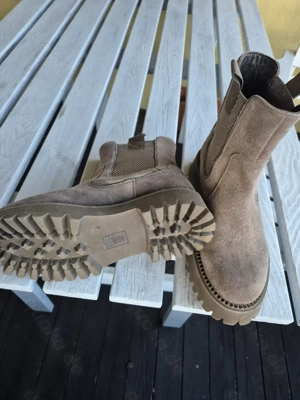 Stiefel Chelsea Boots Gr 37 nude beige von ARA Bild 3