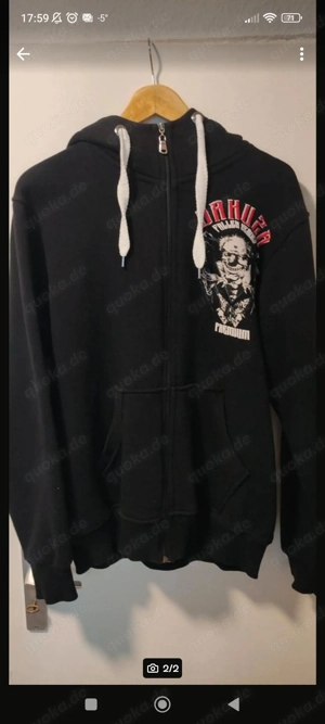 Yakuza Zip Hoodie XL schwarz mit Print