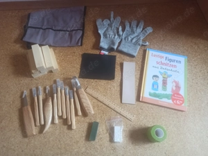 Schnitzset Schnitzen Holz Tiere Anfänger komplett Buch OVP DIY