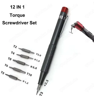EDC Mini Präzis. Drehmomentschraubendreher Set 12-1_magnet._29g_NEU