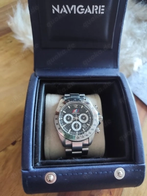  BMW Chronograph seltene aus F1 Collection Armbanduhr Stahl   Made in Germany