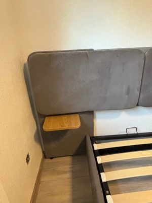 Modernes Polsterbett mit Stauraum & Hebefunktion   fast wie neu!