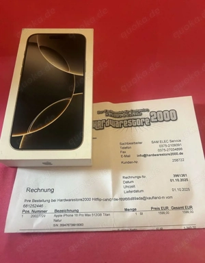 iPhone 16 Pro Max 512GB Titan Natur