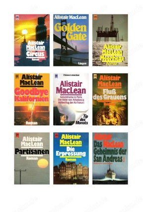 Sammlung 31 Bände (Konvolut) Alistair MacLean (u.a. Schwarze Hornisse; Satanskäfer) Bild 3