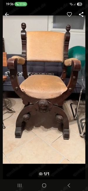 Antiker Scherenstuhl