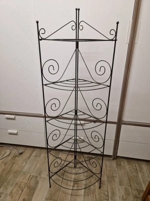 Eckregal, Vintage, Metall