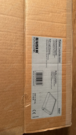 Tageslicht-Leuchtplatte für Dias, Kaiser Backlite 6000, 44 x 35cm, 6000K Bild 3