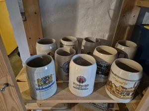 Bierkrug  9 verschiedene Bierkrüge 