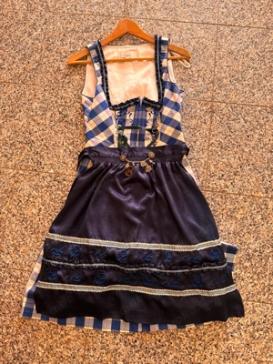 Klassisches Spieth & Wensky Dirndl mit Schürze & Bluse Gr 36