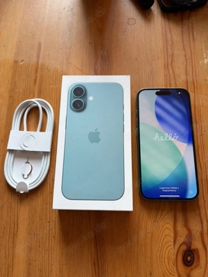 Apple iPhone 16 128GB blau neue telephon mit Verpakung
