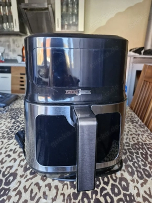 PARIS RH NE Heißluftfritteuse XXL mit Sichtfenster, 5L Fritteuse 