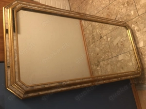 Spiegel edel mit Goldrand