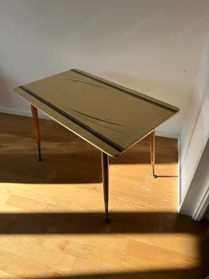 Mid Century Kurbeltisch JUWEL | 50er 60er Vintage |Höhenverstellbar & Ausziehbar