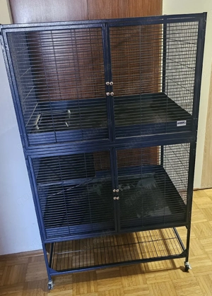 Große Voliere   Tierkäfig   stabil & gepflegt