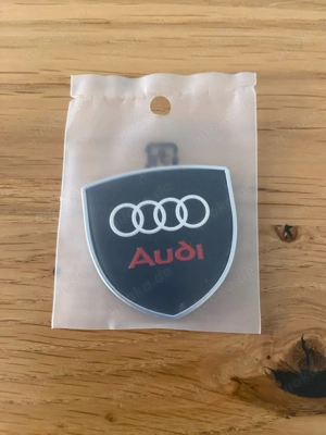 Audi B-Säule Emblem in schwarz