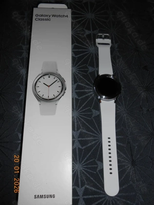 Samsung Galaxy Watch 4 classic silver wie neu OVP 1 mal anprobier