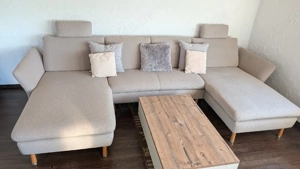 Großzügige Wohnlandschaft Sofa Couch in U-Form 