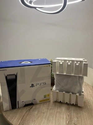 sony Playstation 5 spiel Konsole mit verpakung und controller 