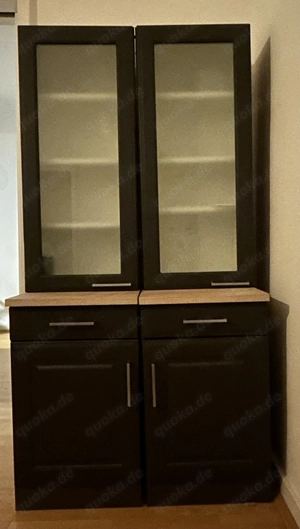 Großer Buffetschrank dunkel, 3-teilig, sehr guter Zustand