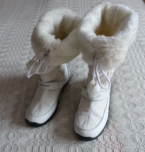 Damen - Stiefel, Fell gefüttert, weiß, Gr. 39, KangaROOS
